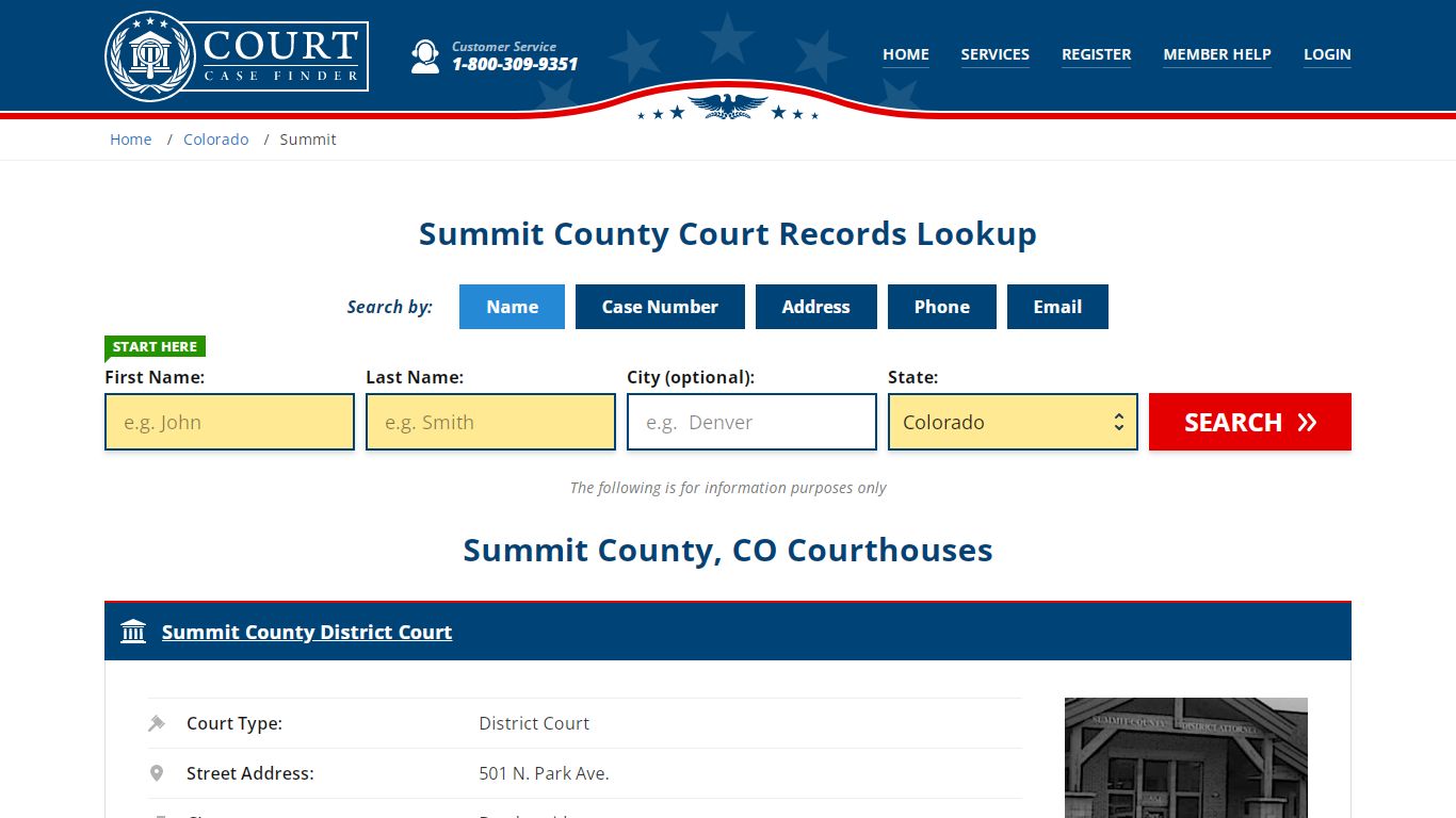Summit County Court Records | CO Case Lookup